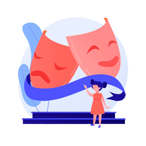 theatre premiere night vector concept metaphor